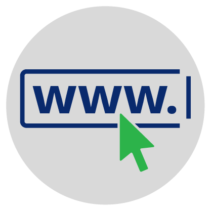 Website address icon