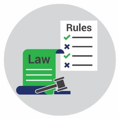 Icons for rules and laws
