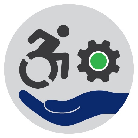 A service icon with an accessibility icon
