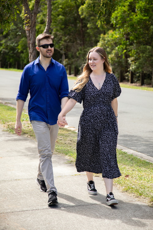 An image of James in his home gym.