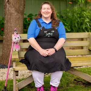 Ellie volunteers at a community hub which brings people