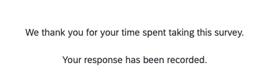 An effective automated survey response submission notification