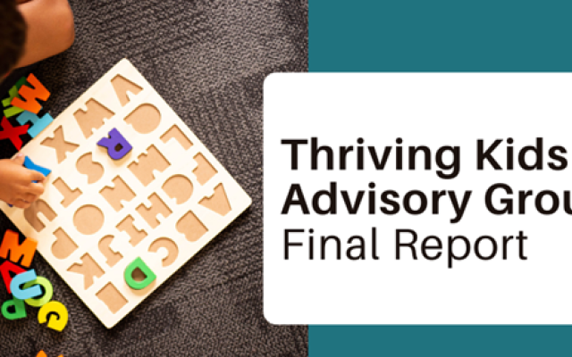 Thriving Kids graphic image