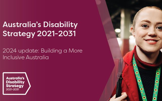 Australia's Disability Strategy 2021-2031, 2024 update: building a more inclusive australia logo